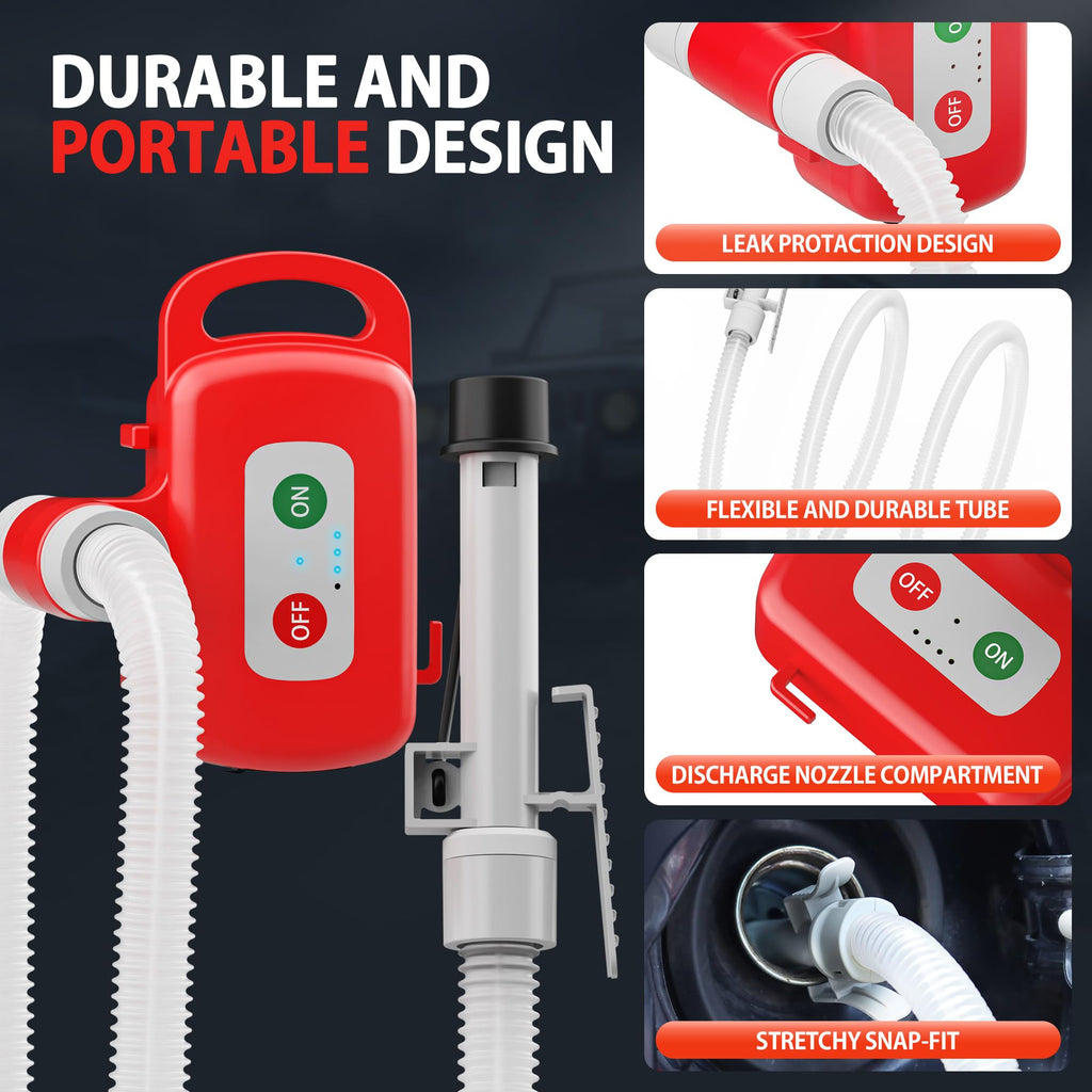 Rechargeable Fuel Transfer Pump with Auto-Stop X281