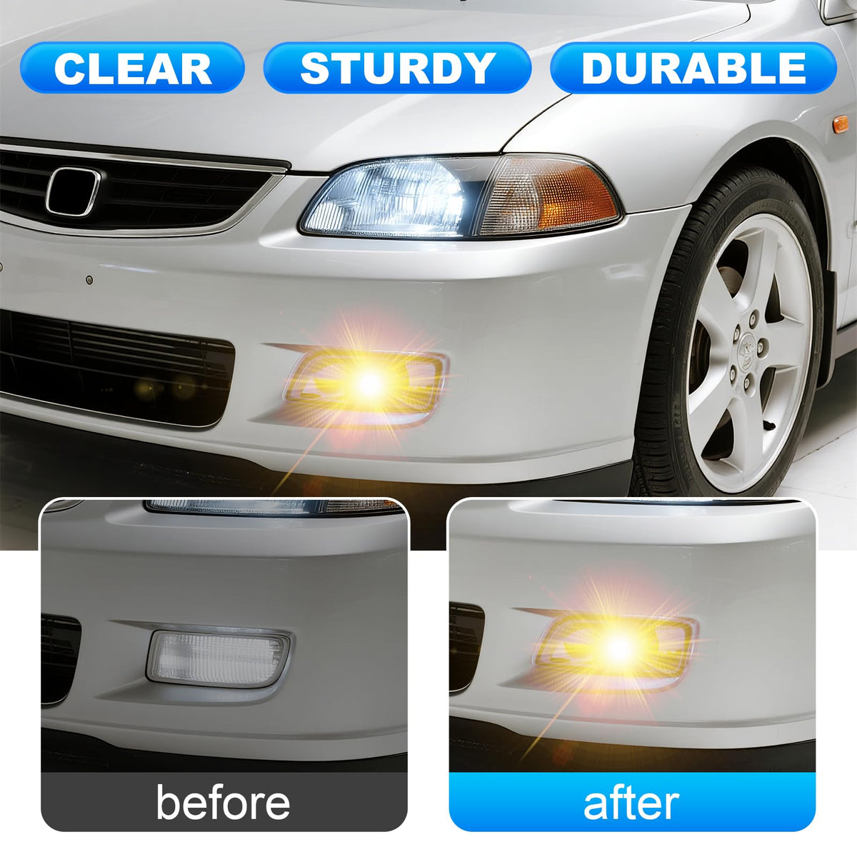 Fog Lights Assembly with Halogen Bulbs Clear Lens Switch Harness Kit D635218