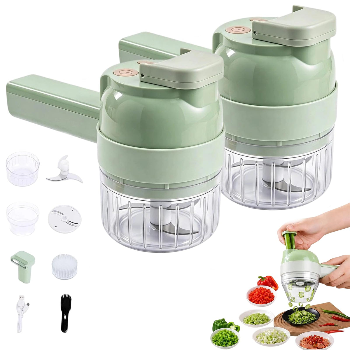 5-in-1 Wireless Electric Vegetable Chopper R29982