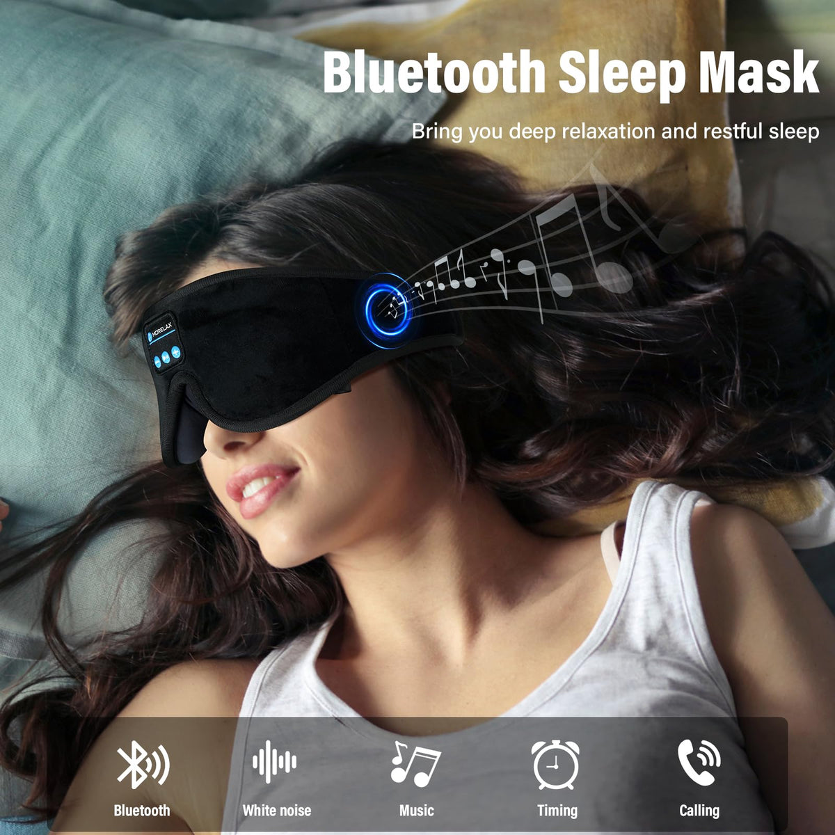 Sleep Mask with Bluetooth Headphones U570