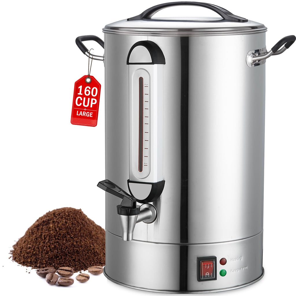 24L Stainless Steel Commercial Coffee Urn P912479