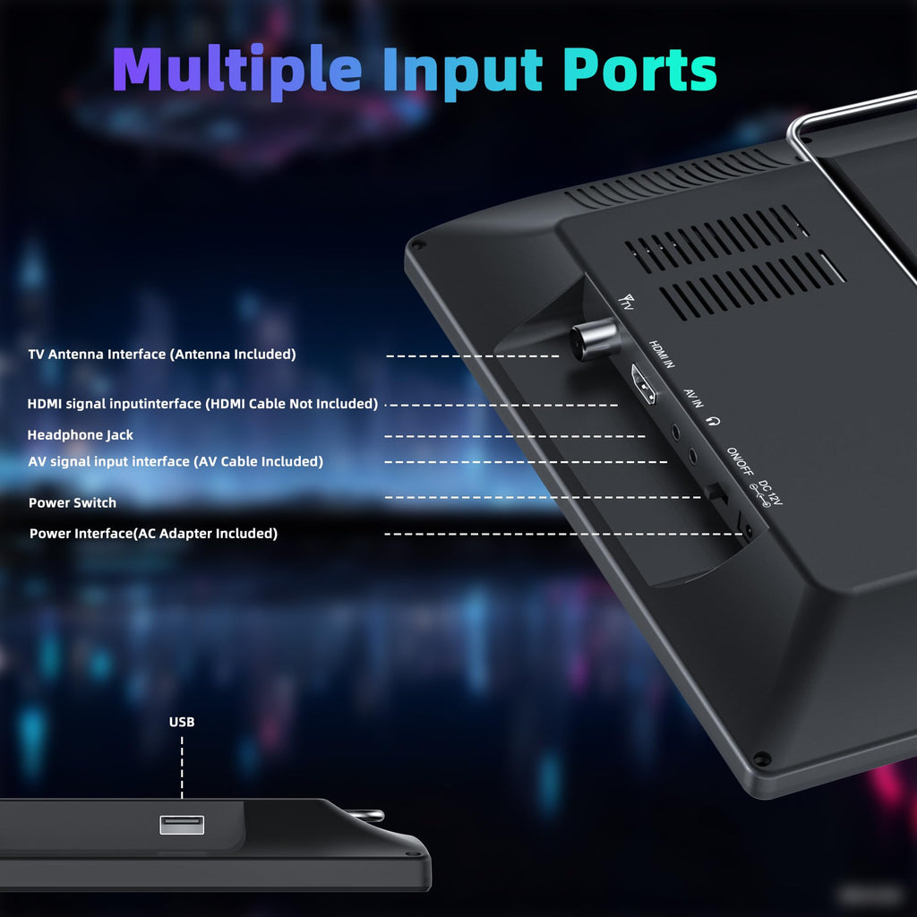15.6 inch Portable TV with Antenna V460