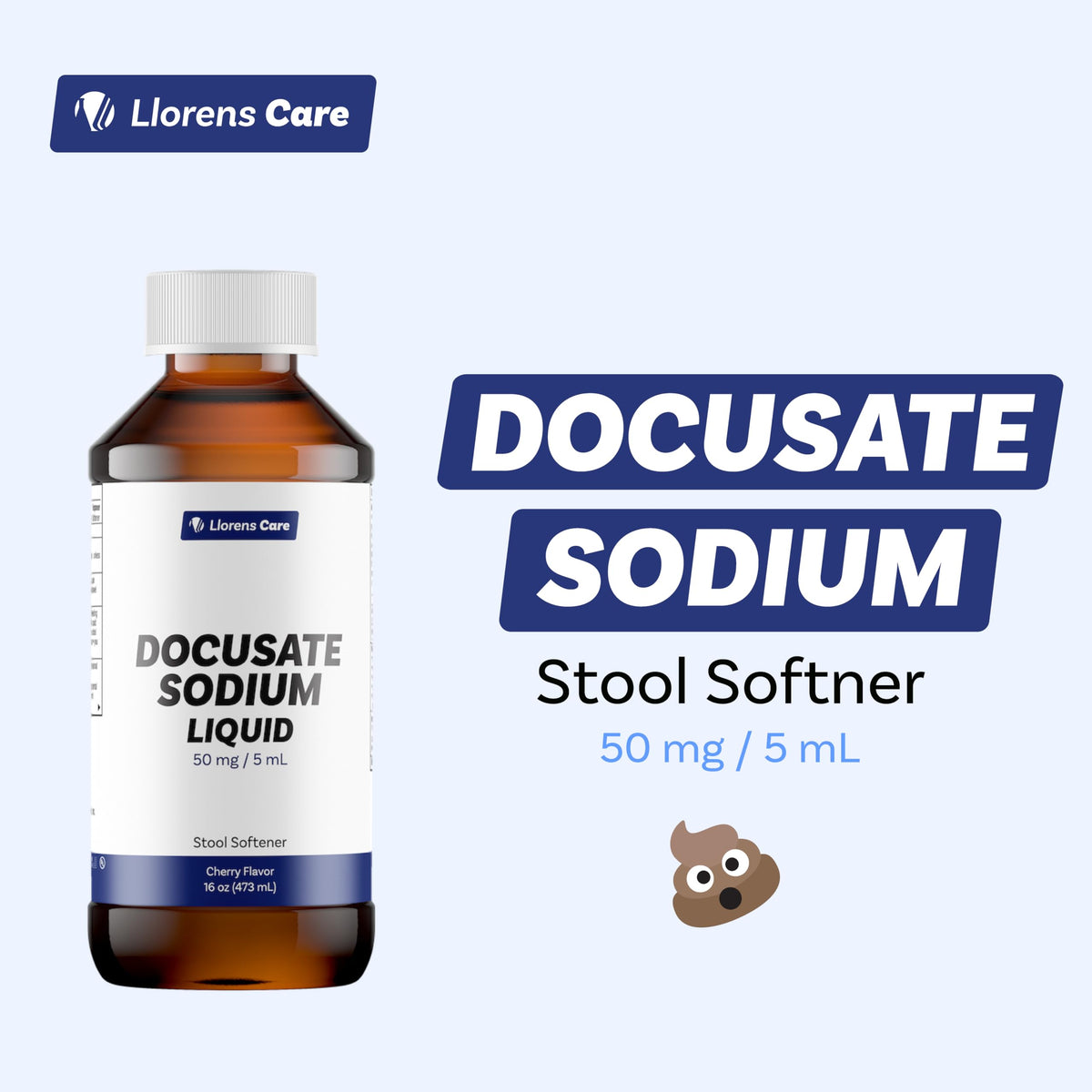 Docusate Sodium Stool Softener Liquid 50mg/5mL Q741825