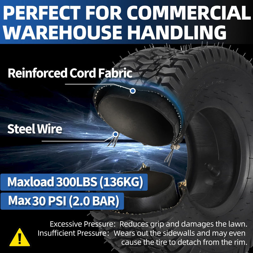 15x6.00-6 Tire and Inner Tube Set, 2 Pack X47075