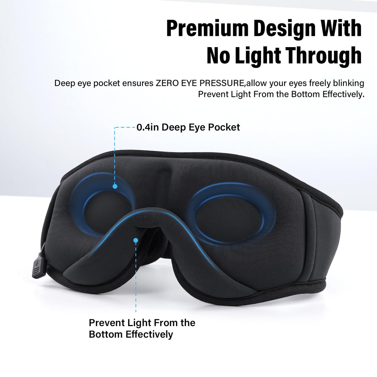 Sleep Mask with Bluetooth Headphones U570