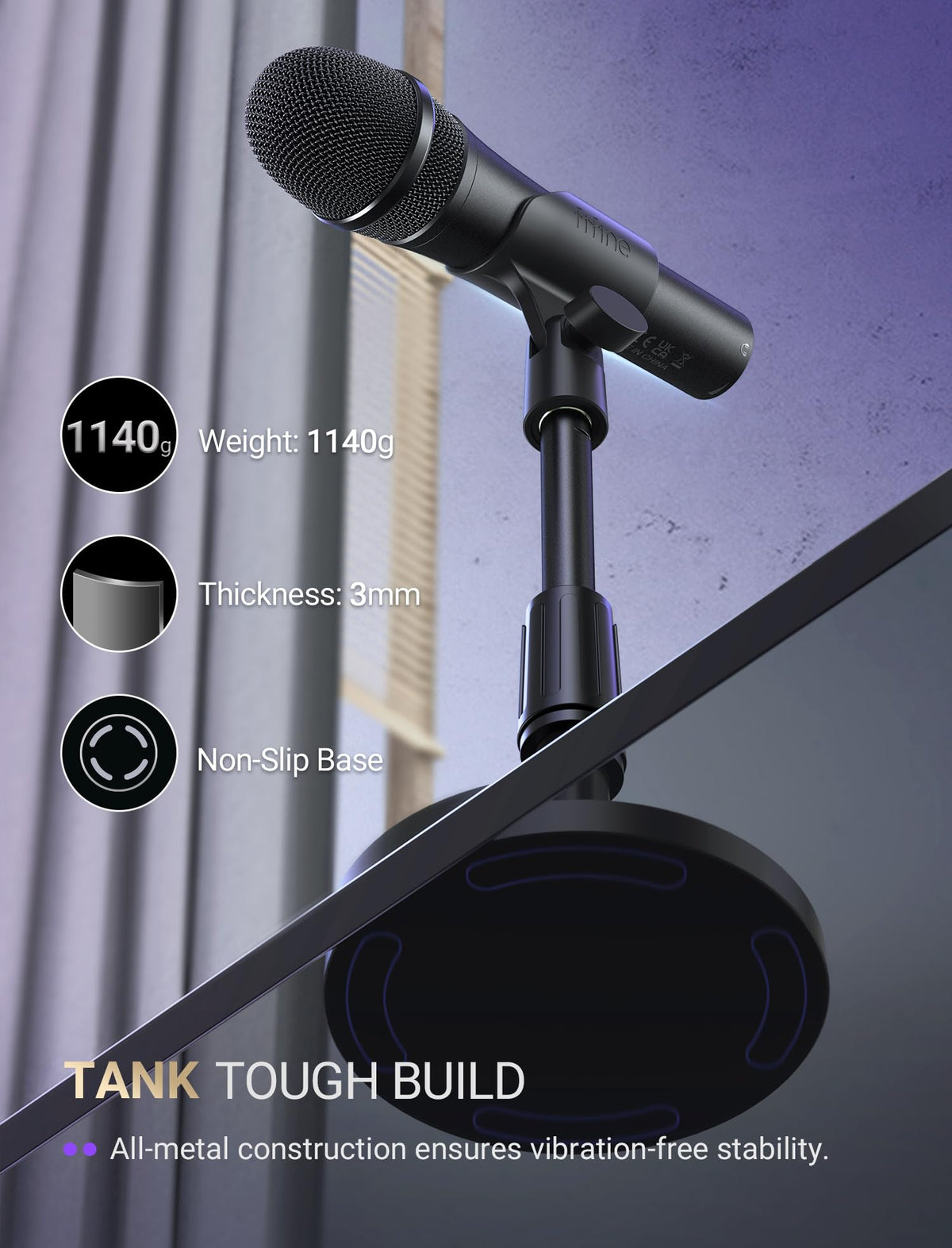 USB/XLR Dynamic Microphone T6327