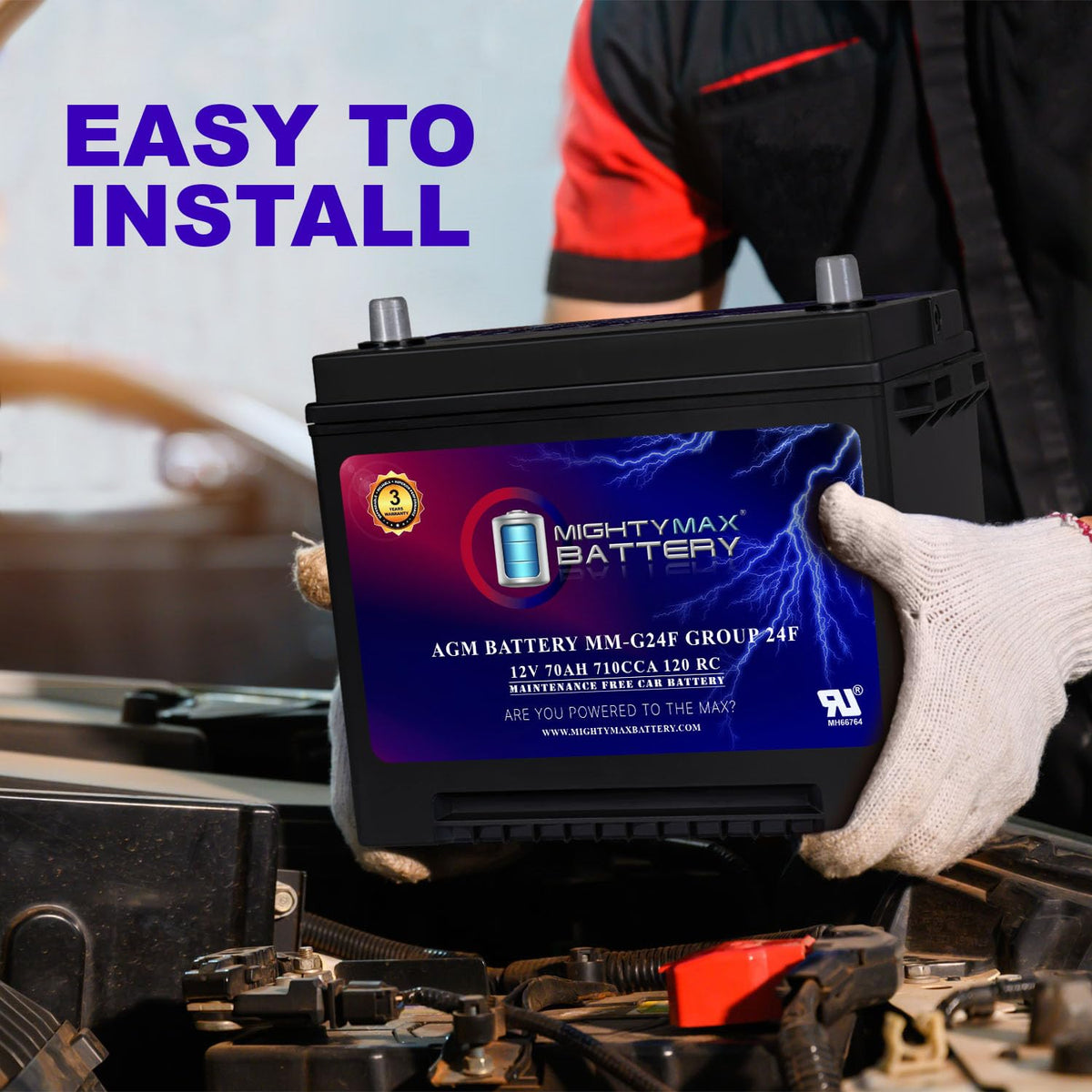 12V 70Ah AGM Replacement Battery I785898