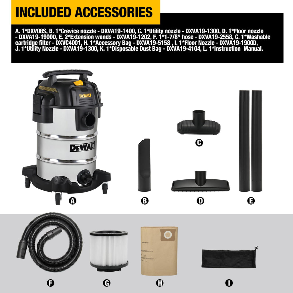 8 Gallon Wet and Dry Shop Vacuum with Blower C7963