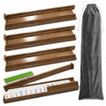 Acacia Wooden Mahjong Racks with Pushers H6182