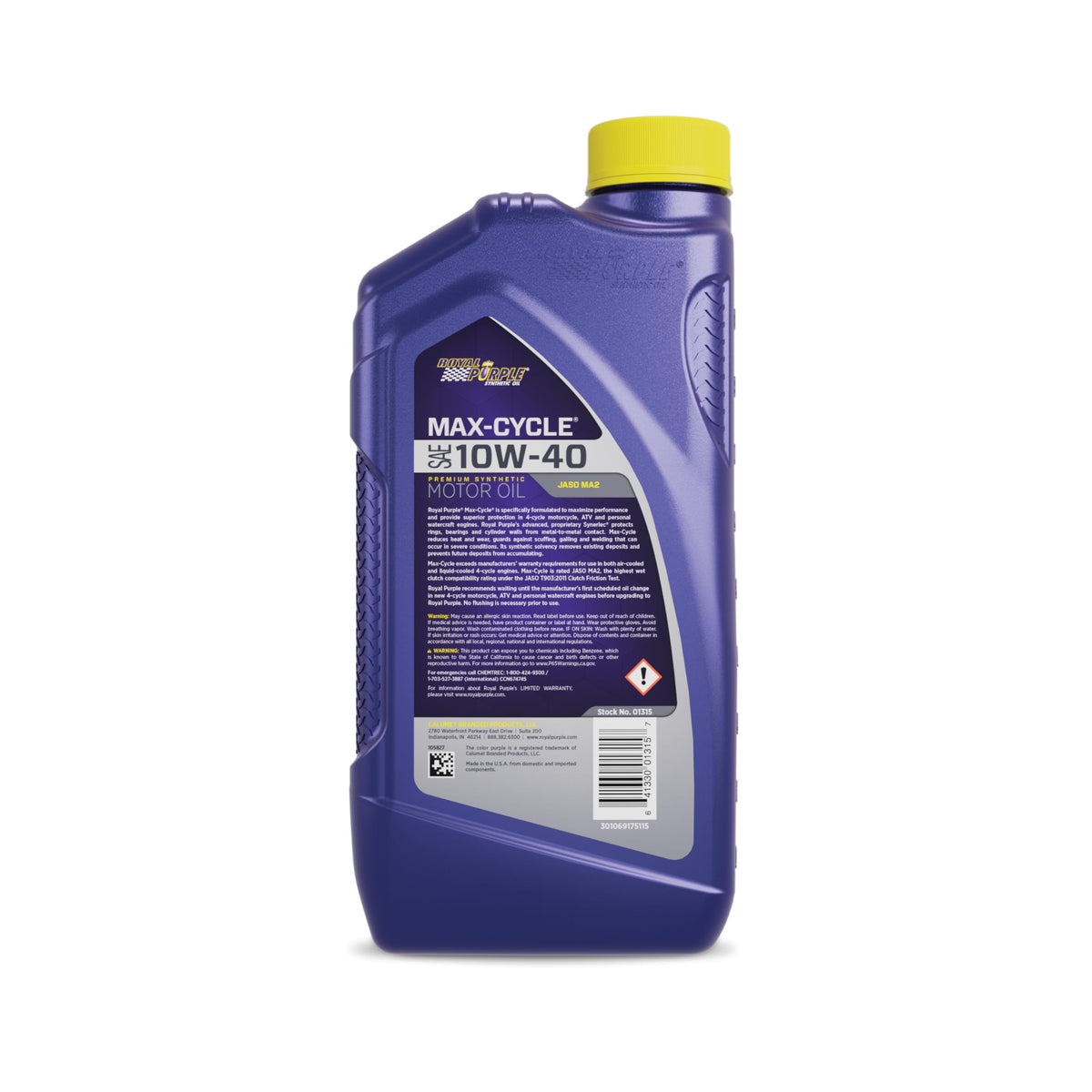 10W-40 High Performance Synthetic Motorcycle Oil 1 Quart Case of 6 F24146