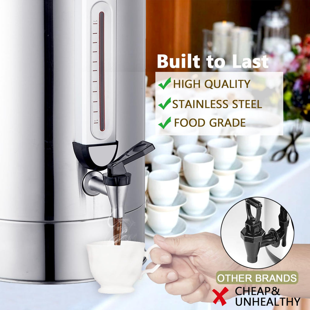 24L Stainless Steel Commercial Coffee Urn P912479