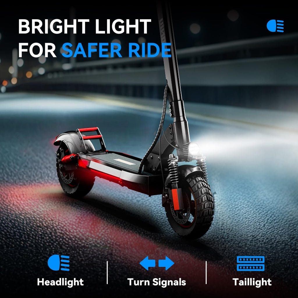 Electric Scooter with Seat 10 inch Off Road Foldable P193