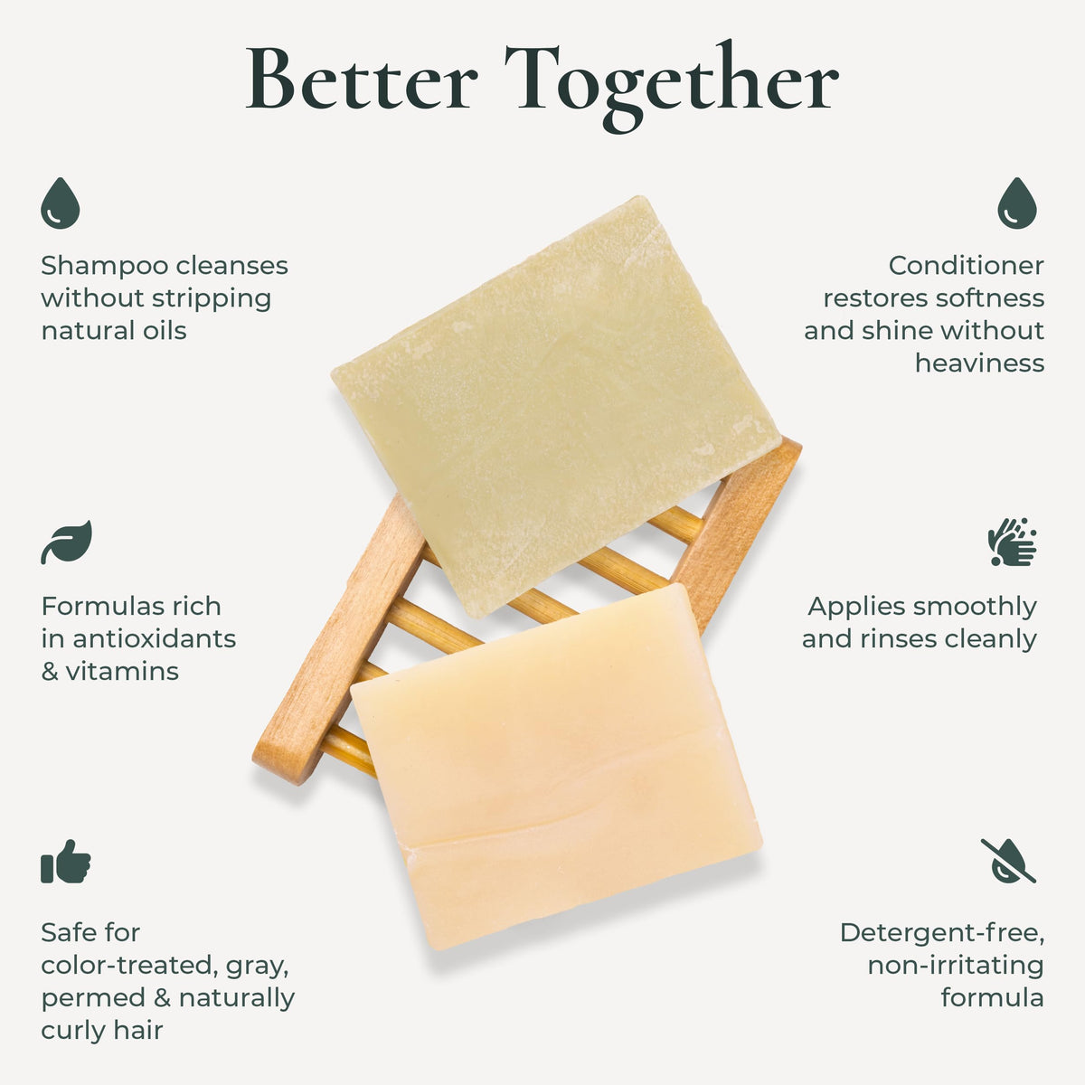 Shampoo Bar Conditioner Bar 3-Pack T32429