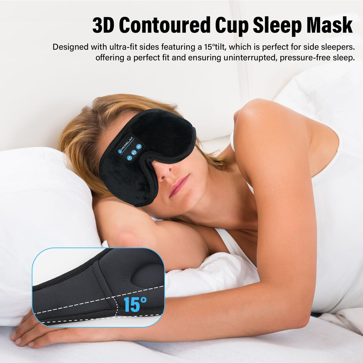 Sleep Mask with Bluetooth Headphones U570