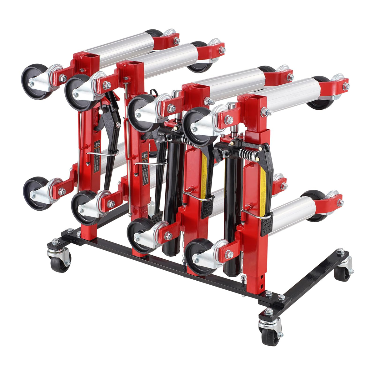Car Dolly Rack with 360° Rotatable Wheels, 4-Dolly Capacity E29157