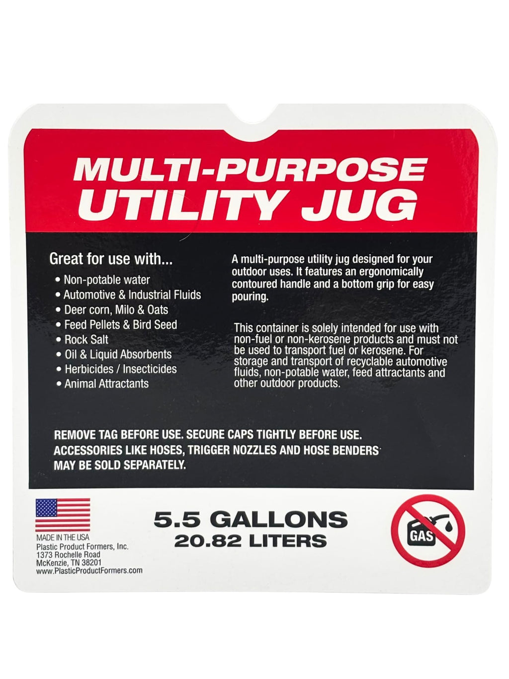 5.5 Gallon Utility Container 2 Pack with Hoses O153480