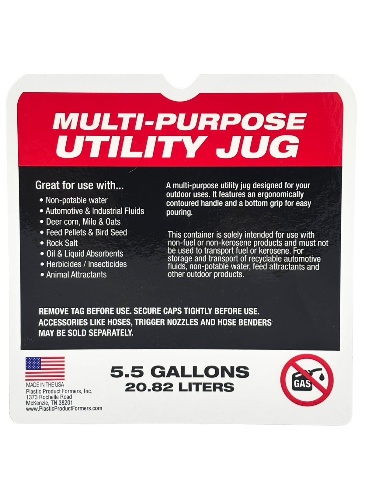 5.5 Gallon Utility Container 2 Pack with Hoses O153480