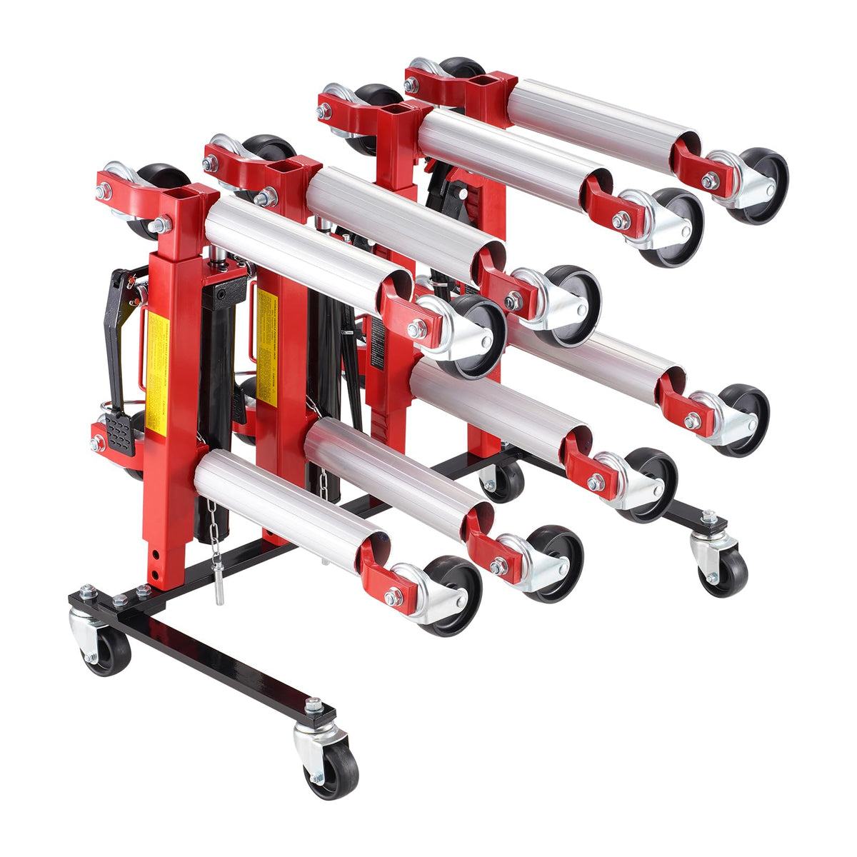 Car Dolly Rack with 360° Rotatable Wheels, 4-Dolly Capacity E29157