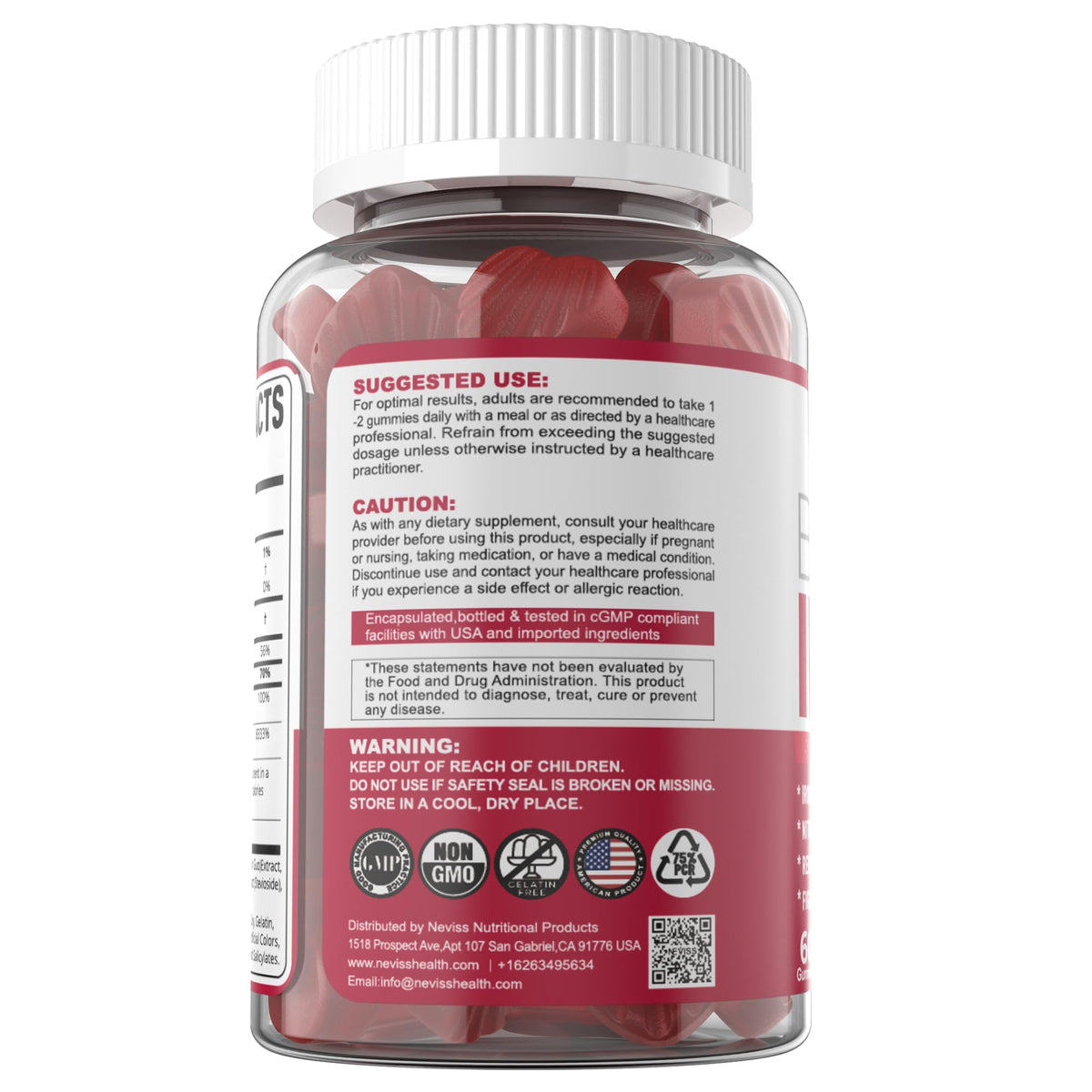 Beet Root Gummies with Iron E602665