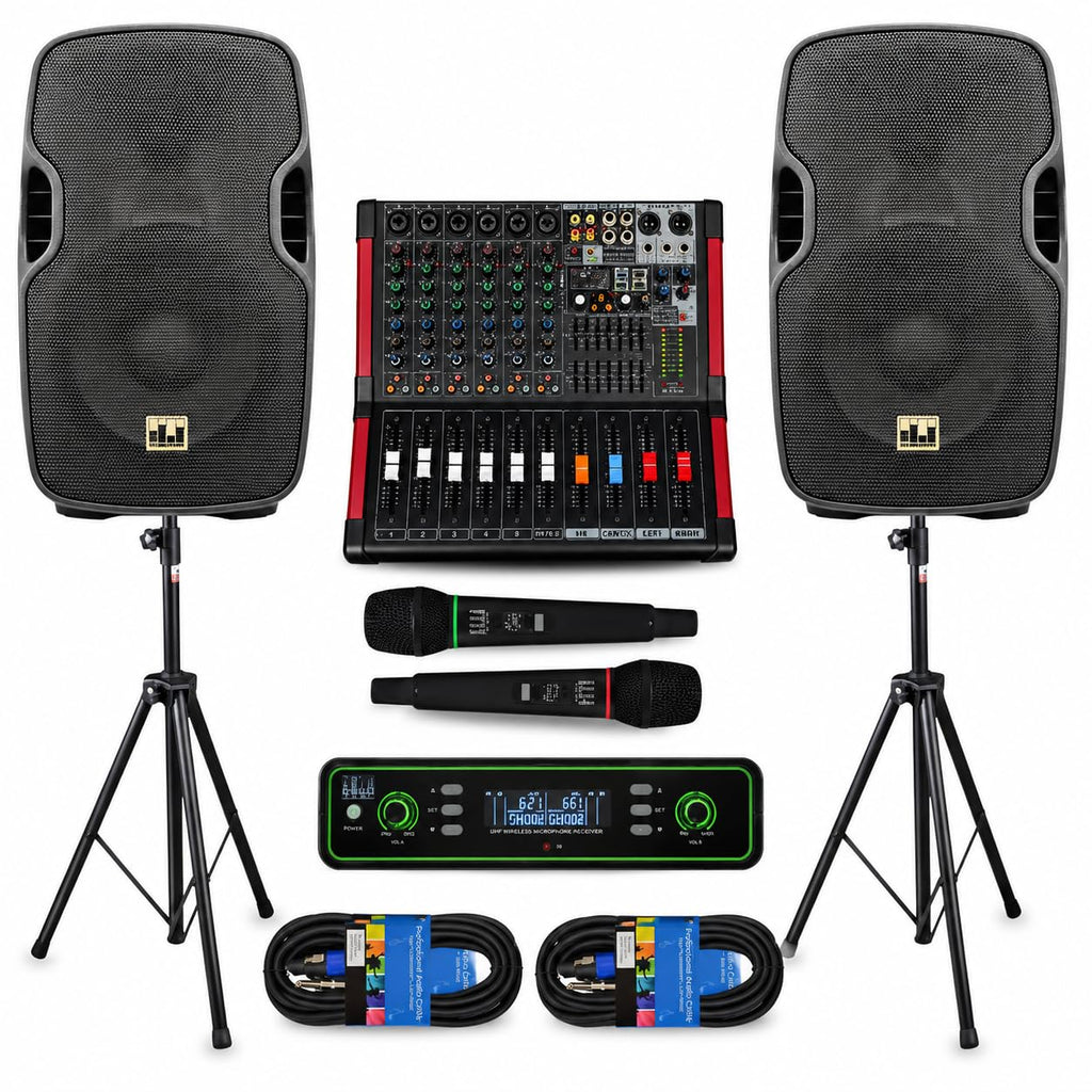 10" UHF PA System with Wireless Microphone G56111