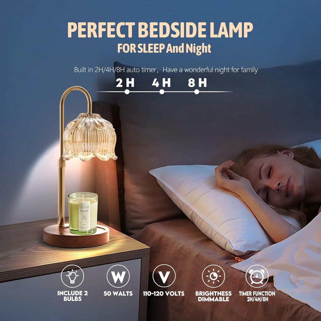 Candle Warmer Lamp with 2 Bulbs G805