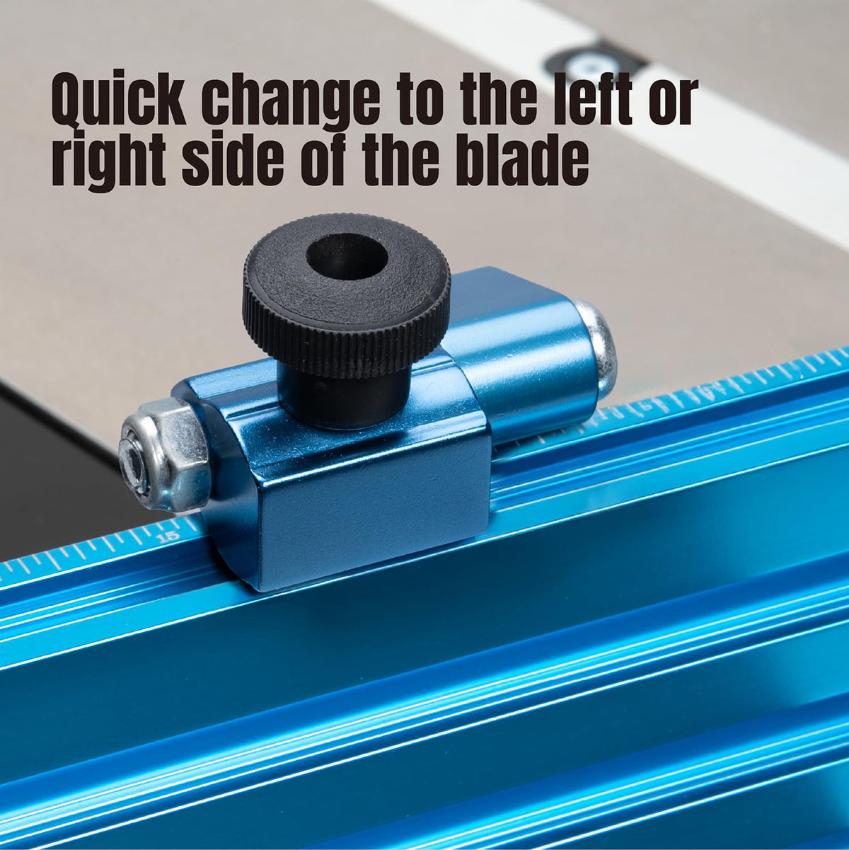 Table Saw Precision Miter Gauge System with 27 Angle Stops and T-Slotted Miter Bar P354