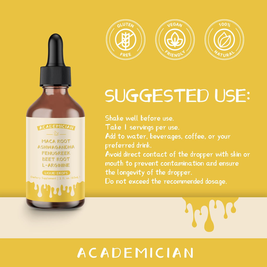Ashwagandha MACA L Arginine Beet Root Fenugreek Liquid 60ML F350350
