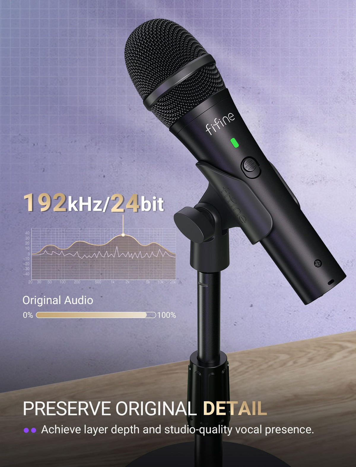 USB/XLR Dynamic Microphone T6327