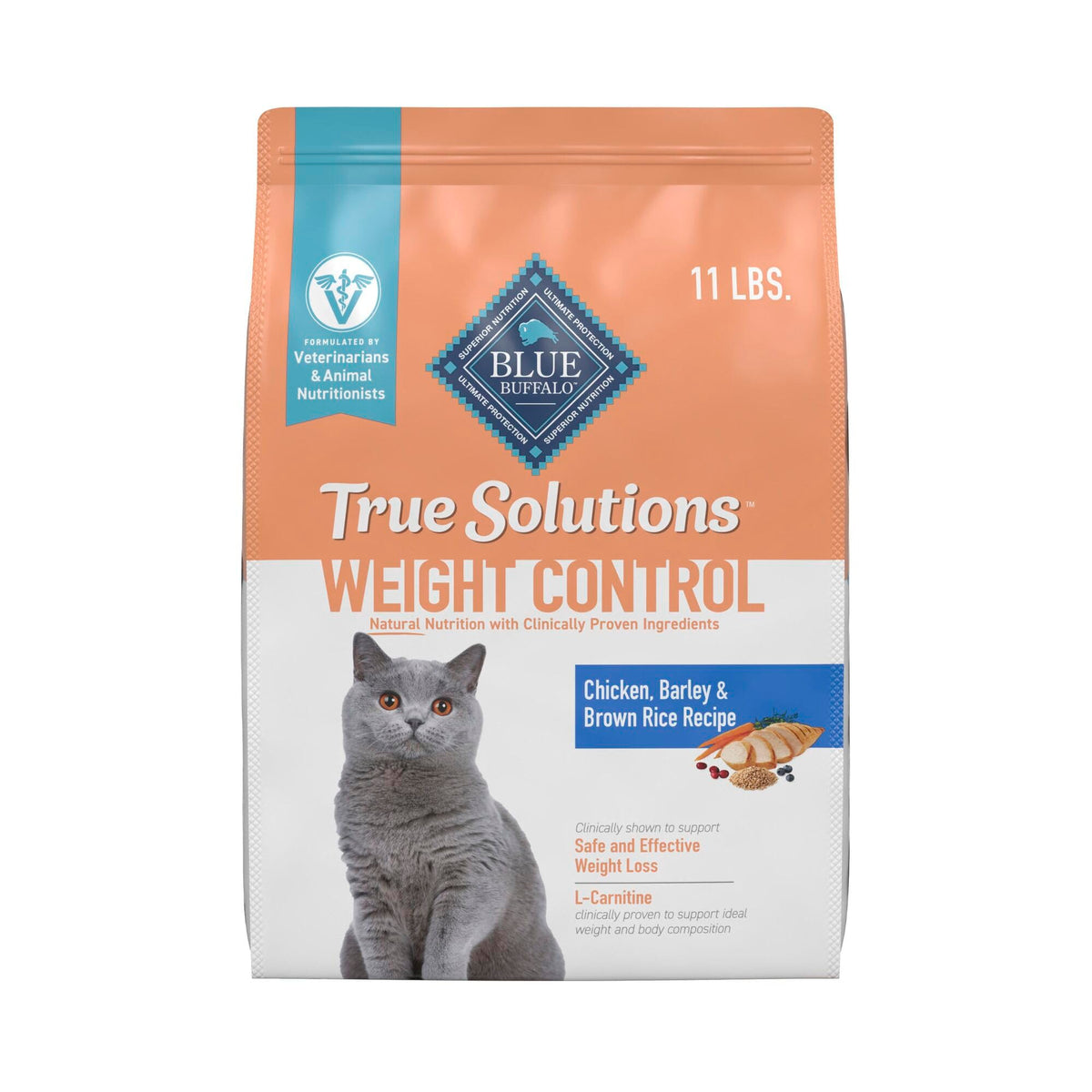 Weight Control Chicken Dry Cat Food, 11 lb V7971