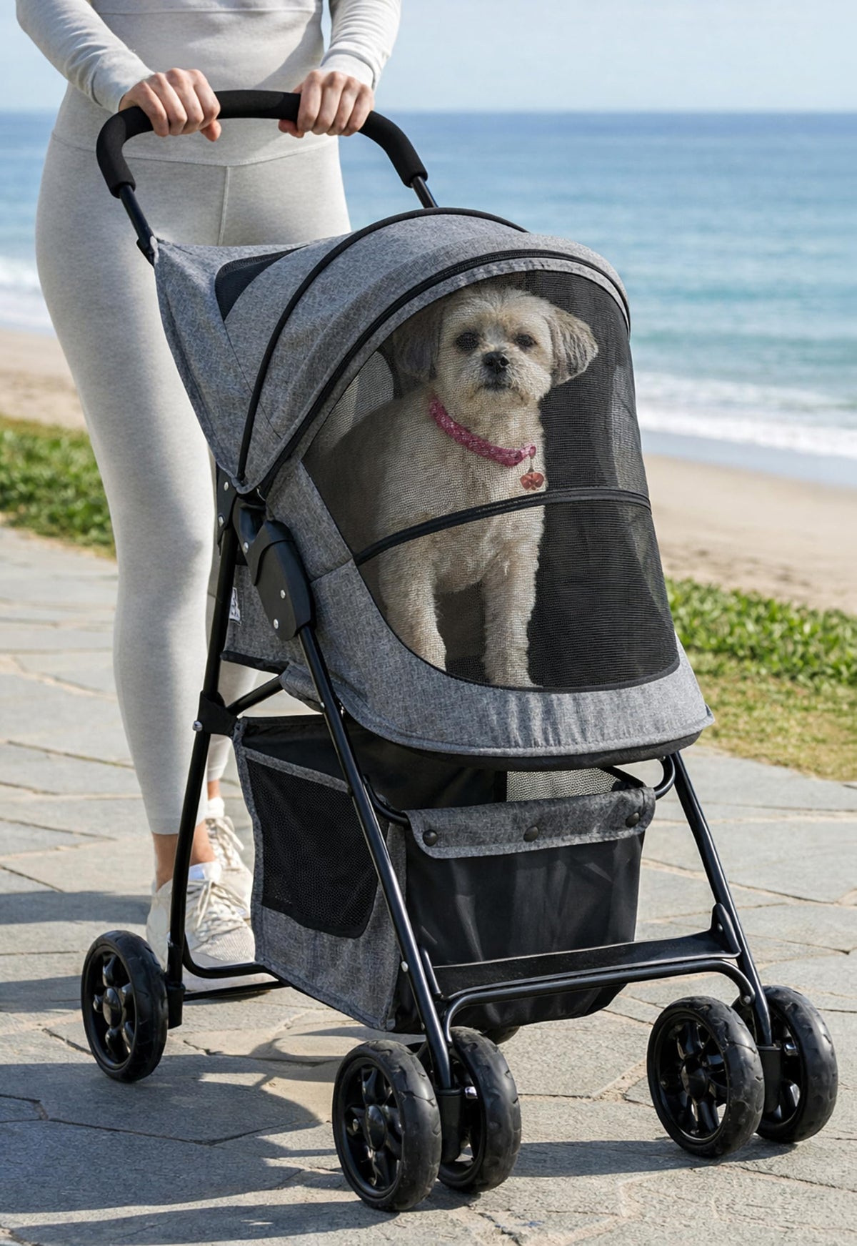 Titanium Grey Pet Stroller O3146