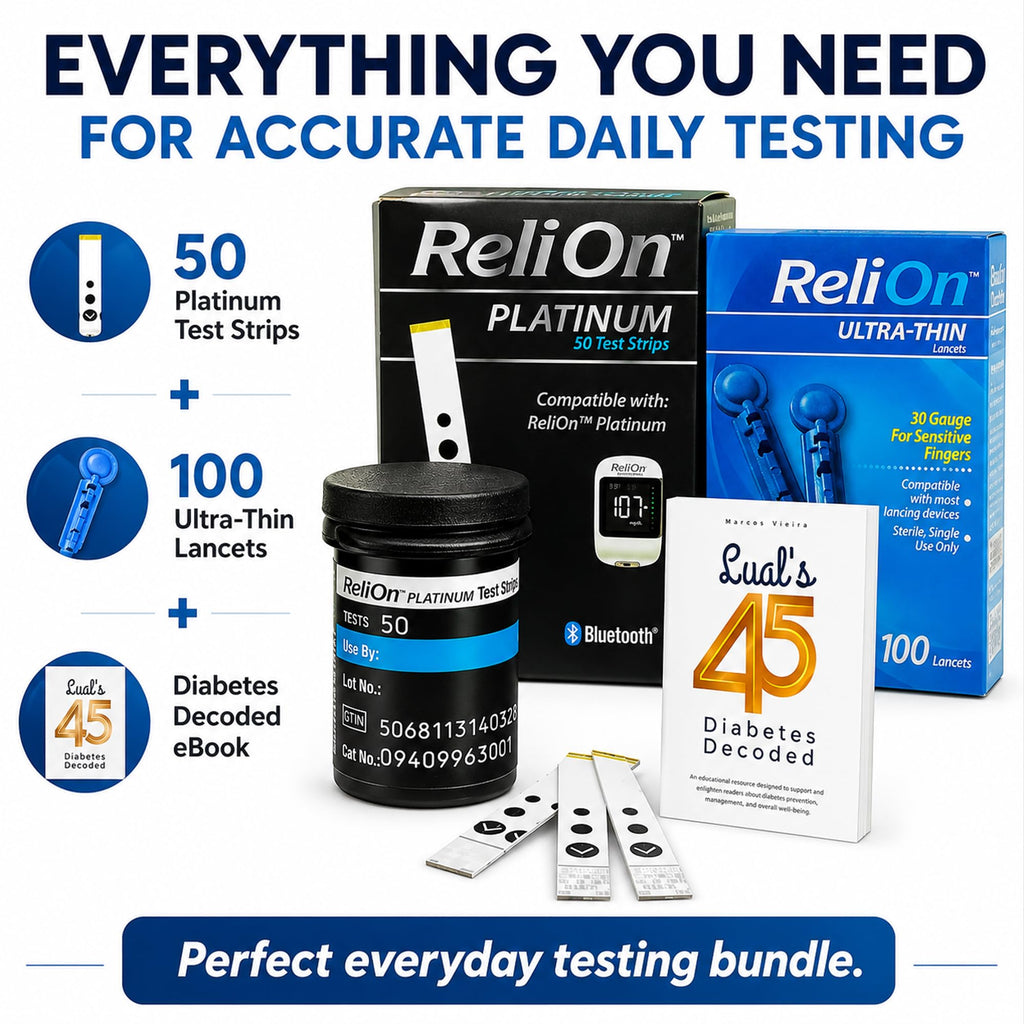 Test Strips 50 count + Lancets for Glucose Monitor Kit R5482
