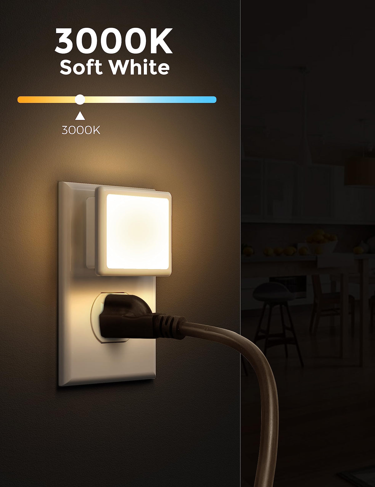 0.3W Plug in Night Lights 2-Pack Z8306