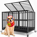 48 Inch Heavy Duty Black Dog Kennel X5797