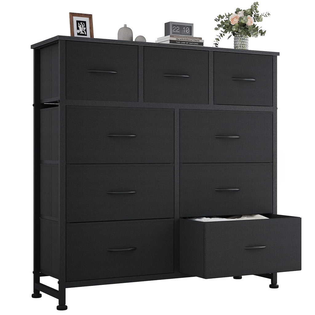 Black 9 Drawer Dresser Q235878