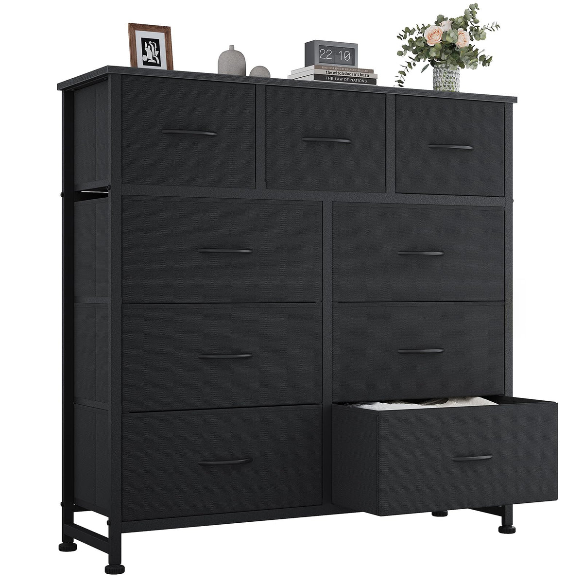 Black 9 Drawer Dresser Q235878