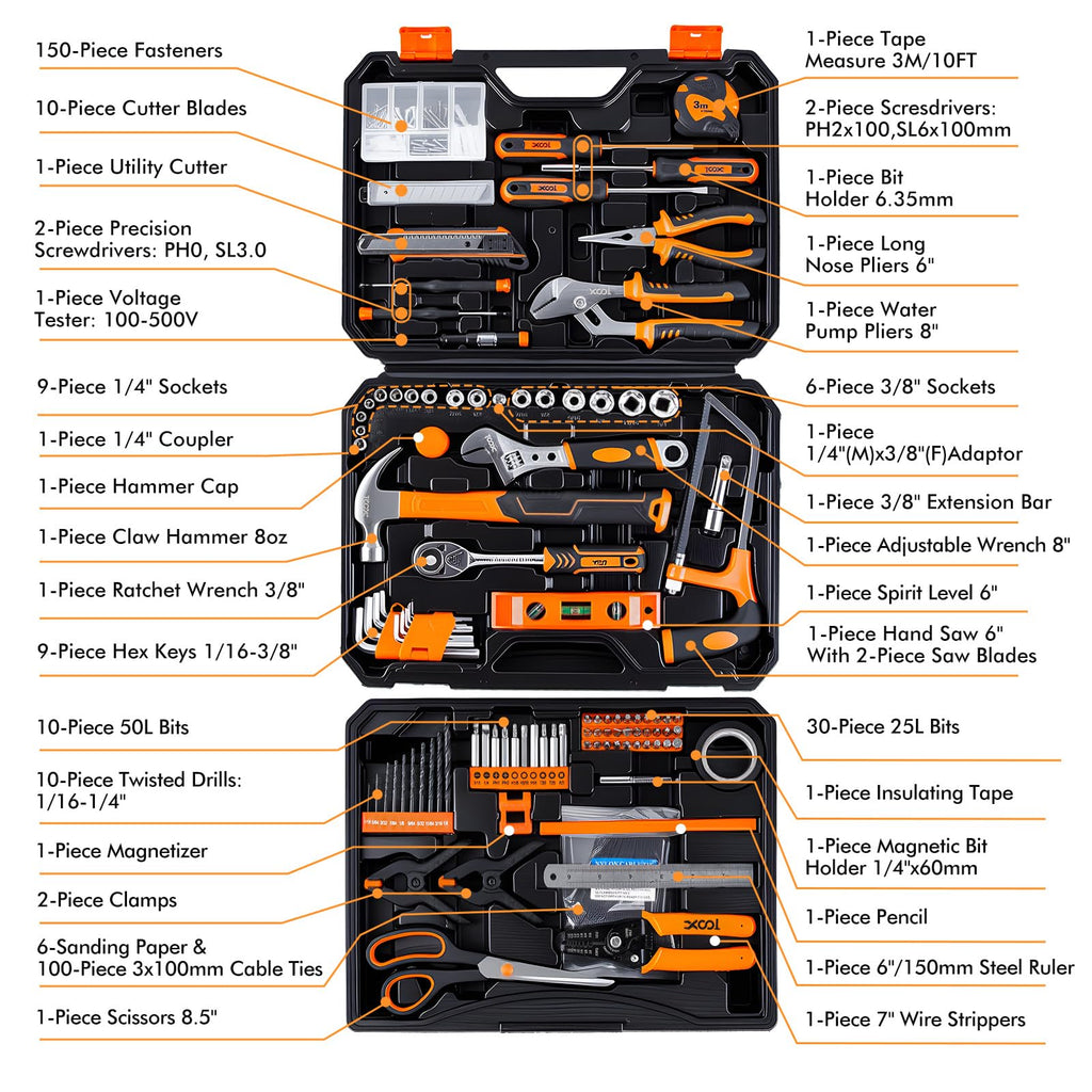 368 Piece Home Repair Tool Kit with Drawer Toolbox S29317