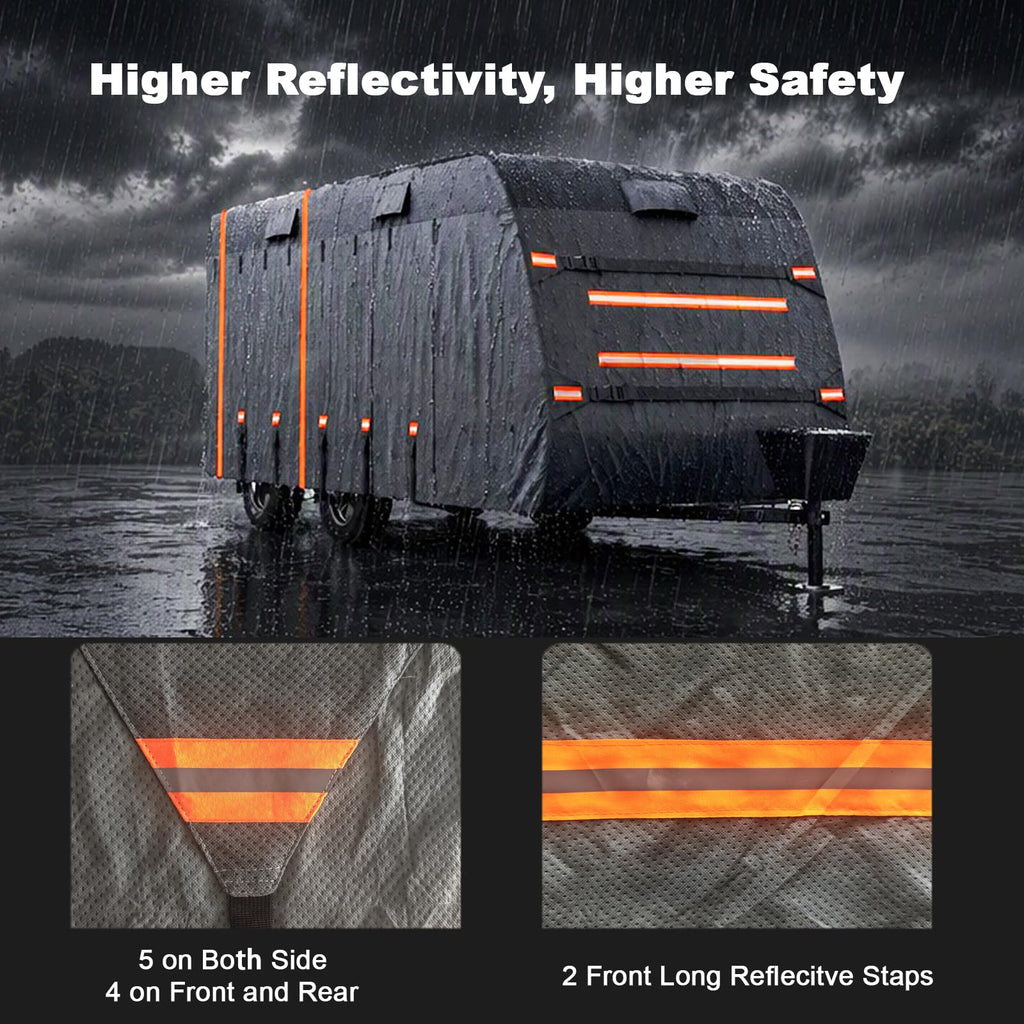 14-16ft 7 Layers Heavy Duty Waterproof Camper Cover N7787