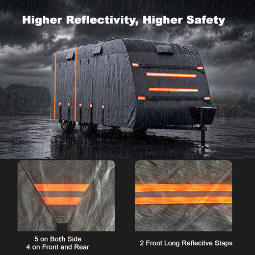14-16ft 7 Layers Heavy Duty Waterproof Camper Cover N7787