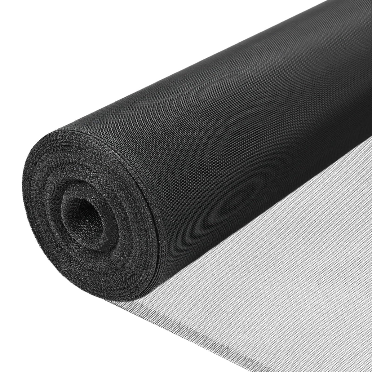 Black Aluminum Screen Mesh Roll 48 in x 100 ft 18 x 16 Mesh A655682