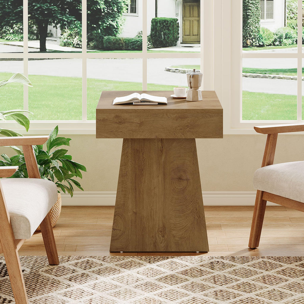 Small End Table Set of 2 Light Brown A749