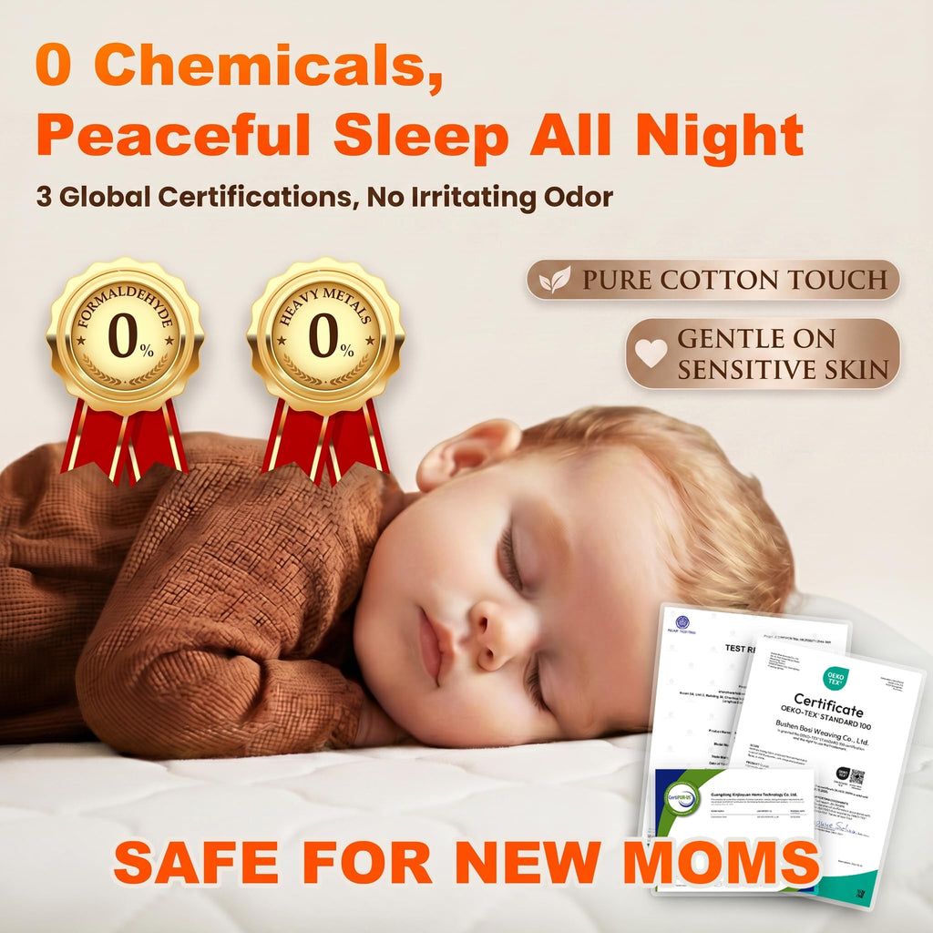 Pack and Play Mattress Pad Bi-Fold Memory Foam E431