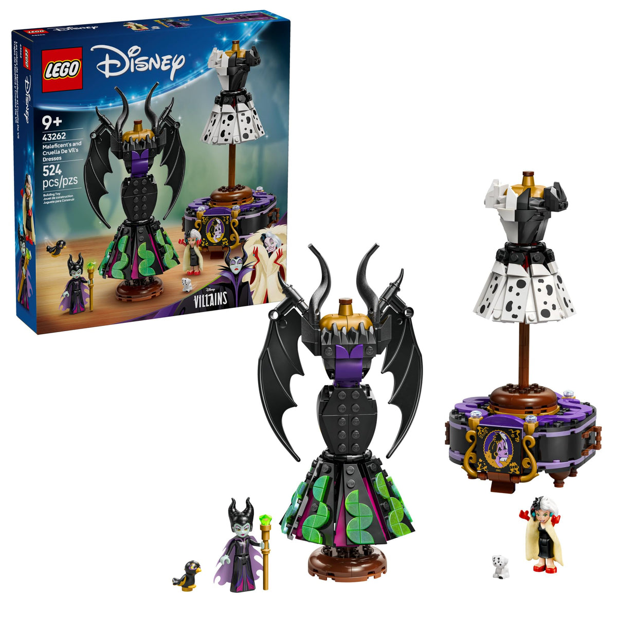 Disney Villains Dresses Building Toy L96386