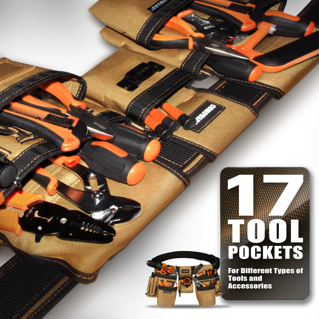 Tool Belt with Adjustable Belt & Magnetic Zone A69259