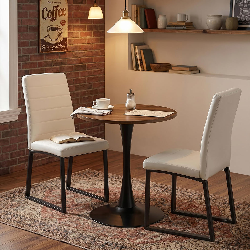 3-Piece Round Dining Table Set with 2 Chairs T9283