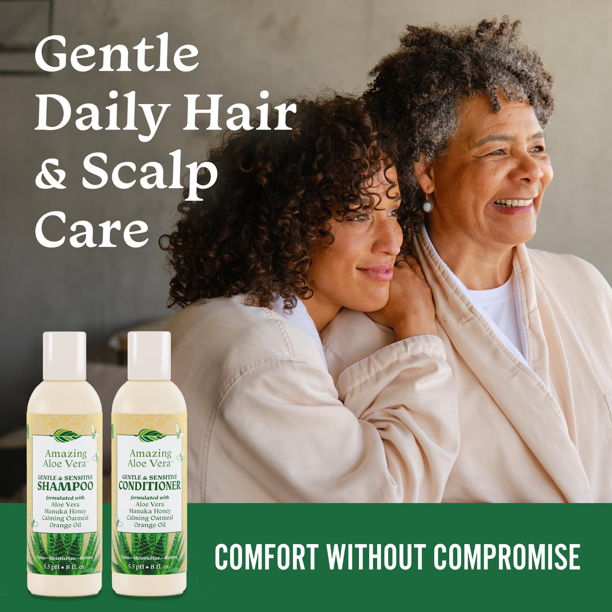 Sulfate-Free Aloe Vera Shampoo & Conditioner Set 2 x 8 Fl Oz M884898