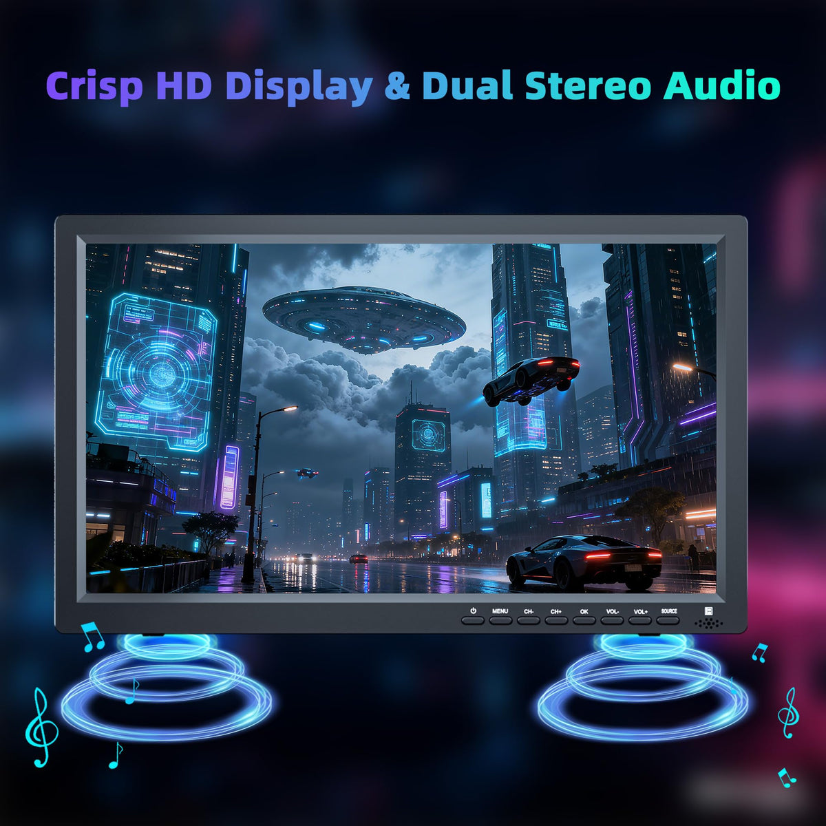 15.6 inch Portable TV with Antenna V460
