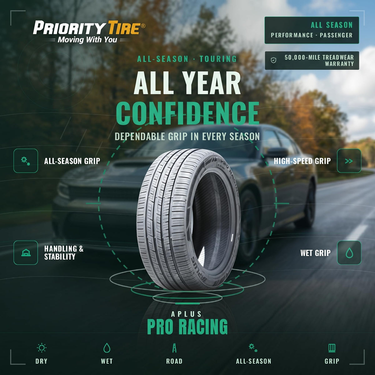 235/40ZR18 95W XL Racing Tire F360781