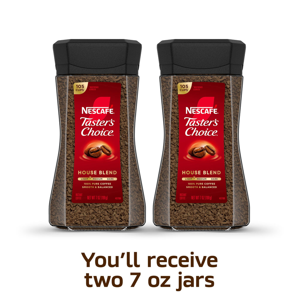 Instant Coffee Light Medium Roast 2 Jars 7 Oz Each O516