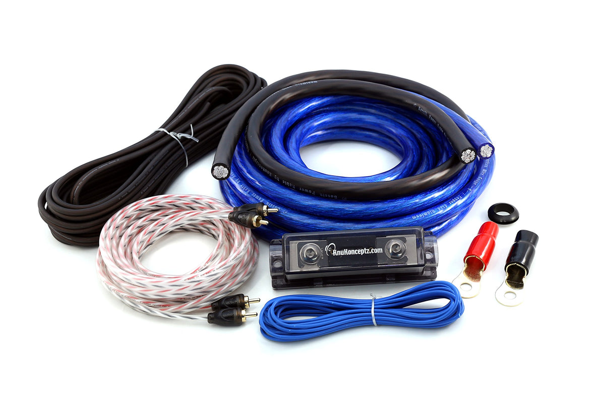 0 Gauge Amplifier Installation Wiring Kit with RCA U536