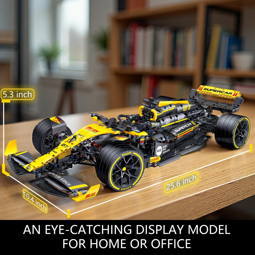 1:8 Scale 1650+ PCS Racing Car Building Kit V104